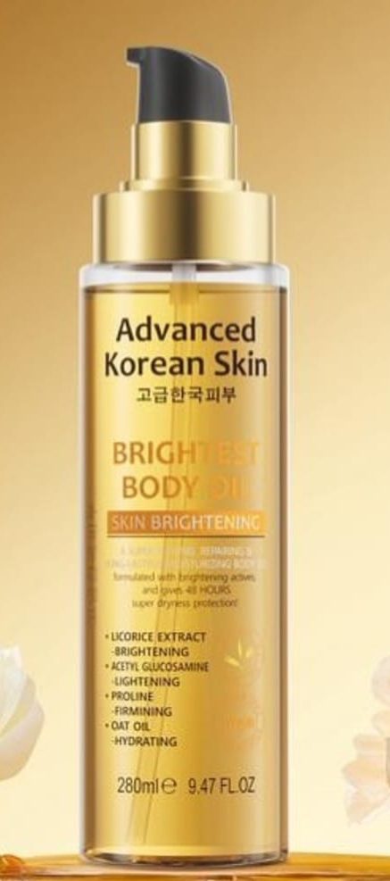 Advance Korean skin brightest body oil