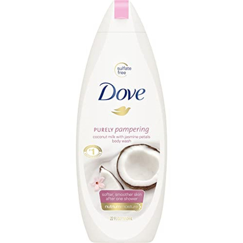 Dove purely pampering coconut milk & jasmine petals body wash 750ml