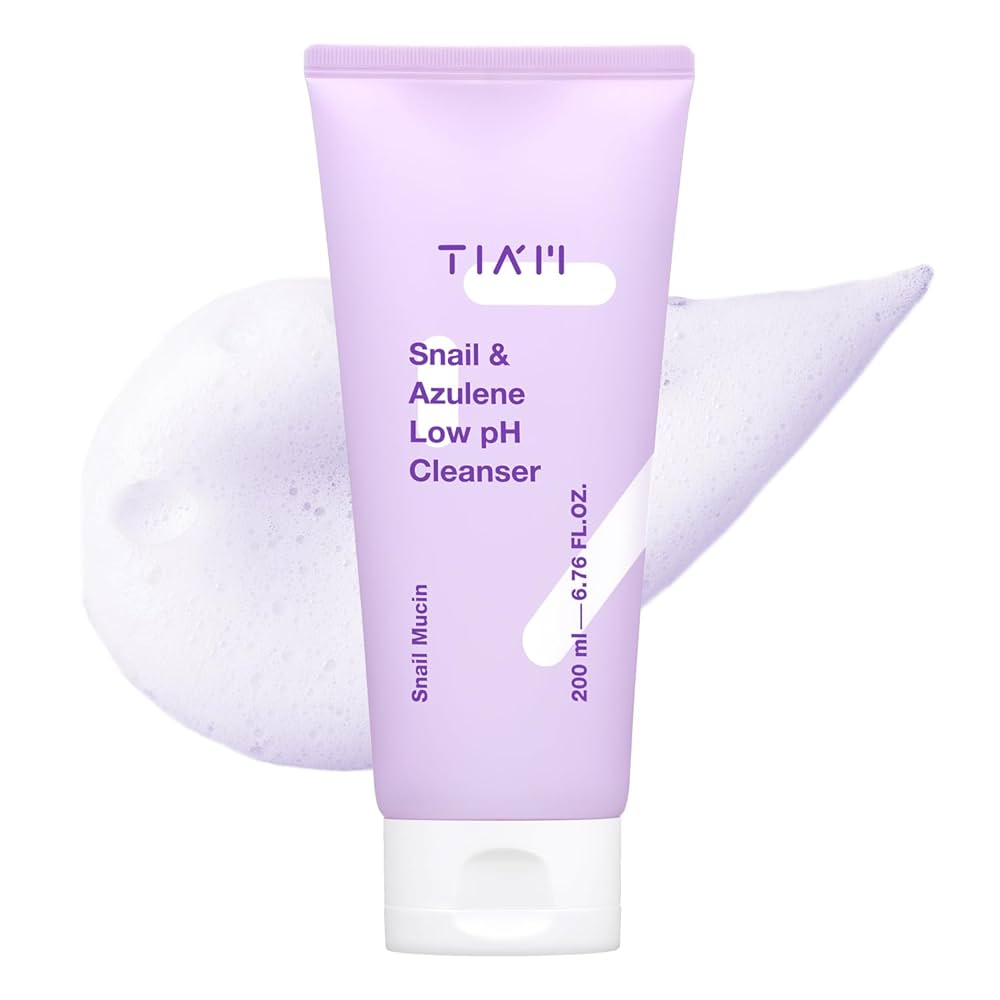 Tiam snail & azulence low ph cleanser